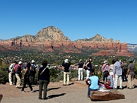 EBIZONA 2013 Mirek 335  Sedona, Ebizoňané obdivují panoráma Sedony - sobota, 26. října