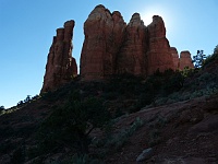 EBIZONA 2013 Mirek 346  Sedona, Typické skalní formace Cathedral Rock - sobota, 26. října