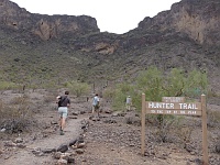 EBIZONA 2013 Mirek 400  Picacho Peak, Na vrchol hory vede Hunter Trail - pondělí, 28. října