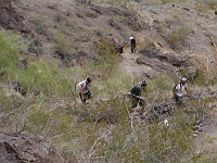 EBIZONA 2013 Mirek 401  Picacho Peak, Skupina se brzy roztrhá - pondělí, 28. října