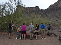 EBIZONA 2013 Mirek 415  Picacho Peak, Brífink pod Picacho Peakem - pondělí, 28. října