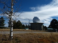 EBIZONA 2013 Mirek 431  Mt. Lemmon, Vrcholek s bývalým vojenským radarem - úterý, 29. října