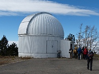 EBIZONA 2013 Mirek 435  Mt. Lemmon, Kopule jiného 1,5 metru - úterý, 29. října