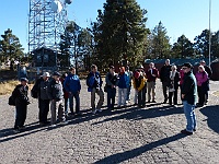 EBIZONA 2013 Mirek 472  Mt. Lemmon, Naše skupina je připravena na noční pozorování - středa, 30. října