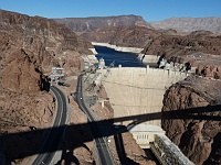 EBIZONA 2013 Mirek 699  Hoover Dam, Pohled na přehradu z mostu – úterý, 5. listopadu