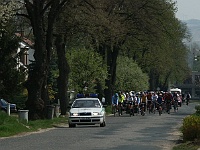 Lucie a Michal 2005 Mirek 028  Rohatec, Jízda s čestným doprovodem policie - neděle, 24. dubna