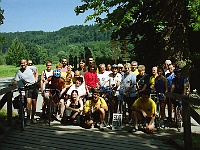 PROFIL 181  Půl milionu ujetých Ebicyklem slavíme v Babiččině údolí. Peloton je teď zhruba na půl cesty od Měsíce zpět k Zemi. Foto Zdeněk Štorek.