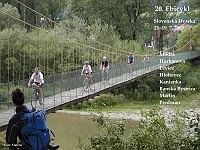 PROFIL 195  Ebicykl 2003 - Slovenská Dvacka. Kromě už známých hvězdáren jsme navštívili i některé nové. Tento ročník proslul též jako gulášový maraton - naši hostitelé v etapových místech nám ho připravili celkem 5x. Všude byl vynikající.